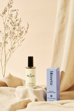 Blossera Belly Oil bottle for pregnancy and postpartum